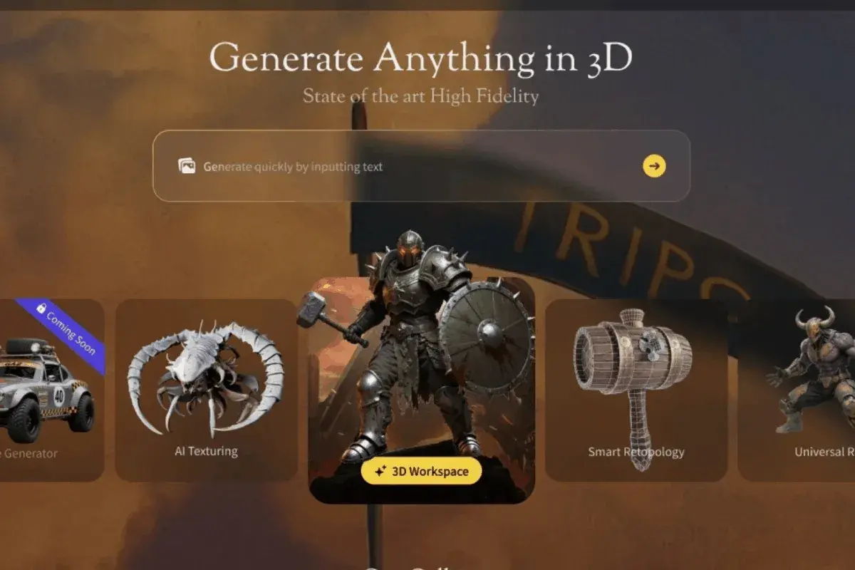 Lee más sobre el artículo Tripo AI, empresa china, actualiza su plataforma de creación de contenido 3D tras duplicar el número de usuarios