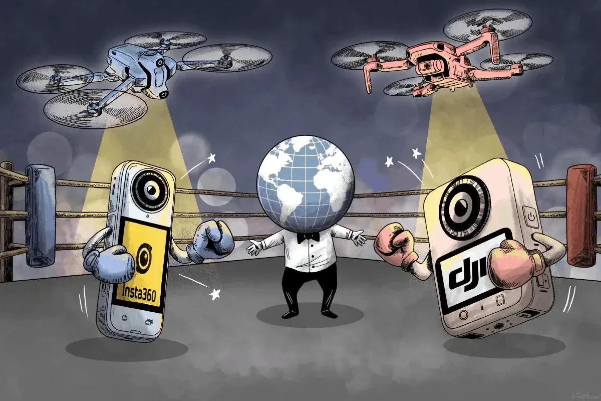 En este momento estás viendo Mientras DJI se bate en duelo con Insta360, China afila su ventaja global en hardware bajo la lupa de EE.UU.