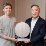Sam Altman y el presidente y director ejecutivo de Broadcom, Hock Tan.