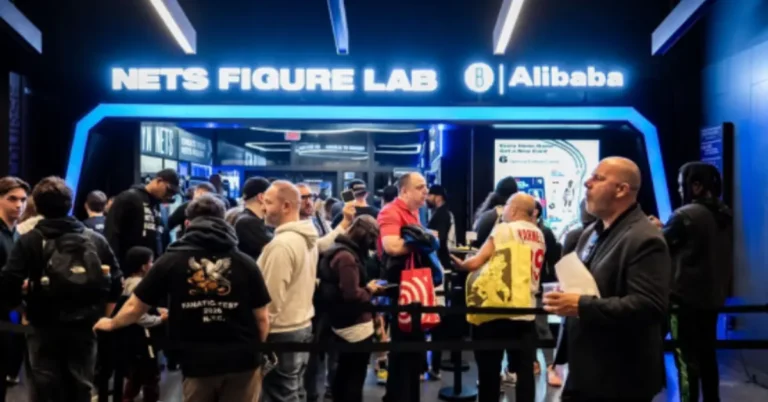 La tecnología china ocupa el centro de la cancha en el primer partido en casa de los Brooklyn Nets